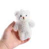 Toy Animal Plushie Toy Bag Pendant Christmas Gifts Plush Bear Keyring Pearl Velvet Bear Toy Plush Bear Keychain Bear Pendant