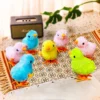 1 pc Wind Up Chick Toys Cute Cartoon Plush Chicken Clockwork Animal Toys For Kids Gifts Easter Party Favor