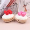 10cm Stuffed Cake Plushie Strawberry Fruit Muffin Shape Plush Toys Cute Face Cream Cake Parsty Decor Party Gift Toys