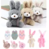 24Styles Cute Rabbit Bow Plush Stuffed Doll Tie Bunny Soft Pillow Plush Toy Home Decor Kid Gift Christmas Decoration