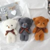 Plush Stuffed Animal Toys Soft Doll Cute Cartoon Bear Key Chain Pendant For Home Office Ornaments Kids Boys Girls Gift Hot Sale